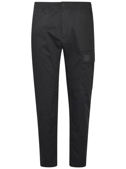 Drawstring Waist Satin Cargo Straight Pants Black - CP COMPANY - BALAAN 2