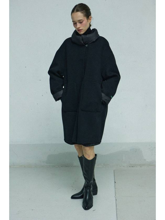 Wool blend textured block coat - LAFEL SORT OF - BALAAN 2