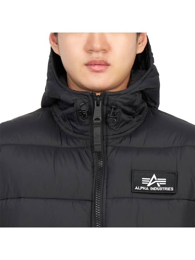 Hooded Padded Jumper Jacket Black - ALPHA INDUSTRIES - BALAAN 8