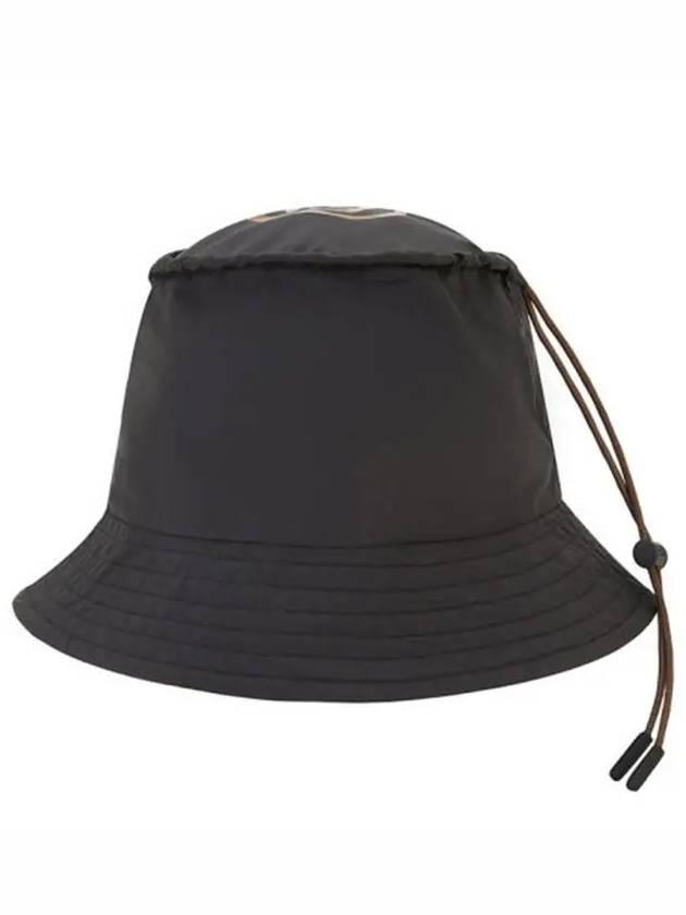 Wave Monogram Logo Bucket Hat Brown - FENDI - BALAAN 2