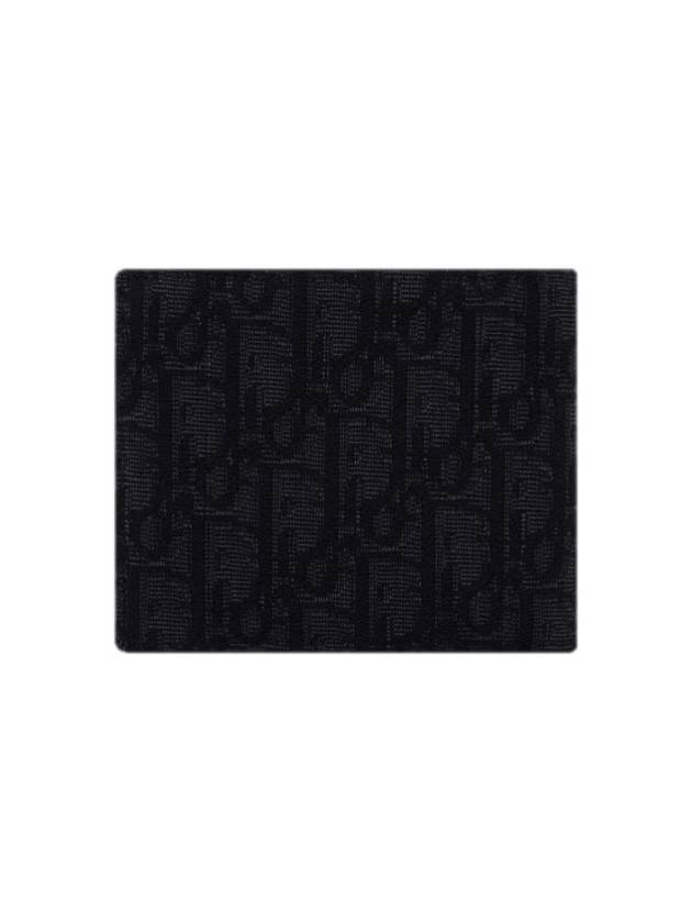 Wallet Black  Oblique Jacquard - DIOR - BALAAN 4