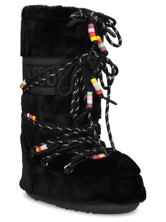 Icon Pouf Beads Winter Boots Black - MOON BOOT - BALAAN 3