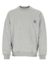 Back Logo Print Crew Neck Sweatshirt Grey - WOOYOUNGMI - BALAAN 1