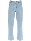 Indigo Delave Straight Jeans Light Blue - A.P.C. - BALAAN 1