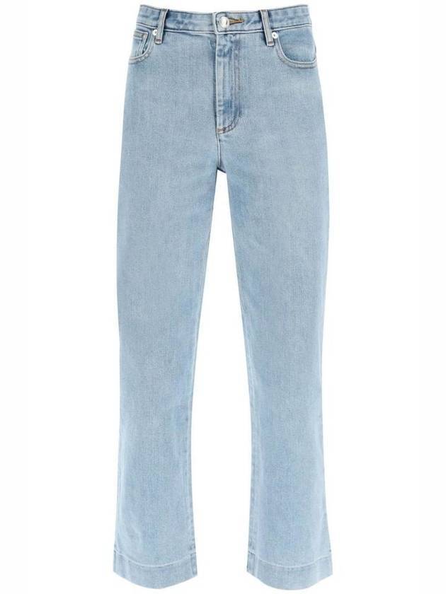 Indigo Delave Straight Jeans Light Blue - A.P.C. - BALAAN 1