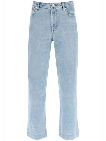 Indigo Delave Straight Jeans Light Blue - A.P.C. - BALAAN 1