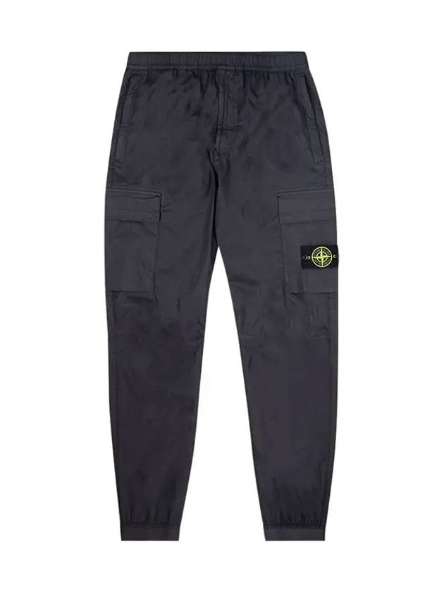 Stretch Cotton Tella Parachute Straight Pants Charcoal Grey - STONE ISLAND - BALAAN 2