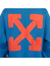 Men's Emotion Arrow Over Sweatshirt Blue - OFF WHITE - BALAAN 9