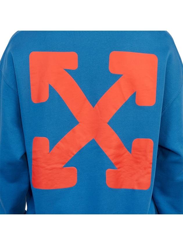 Men's Emotion Arrow Over Sweatshirt Blue - OFF WHITE - BALAAN 9