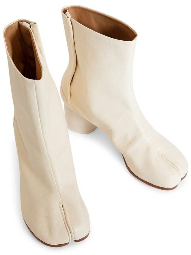 Tabi Lambskin Ankle Middle Boots Ivory - MAISON MARGIELA - BALAAN 6