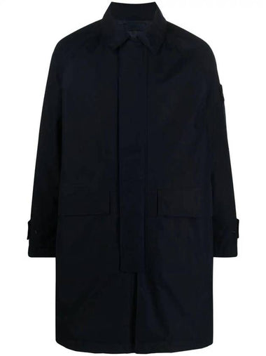 Ghost Piece O-Ventile Primaloft Insulation Trench Coat Navy - STONE ISLAND - BALAAN 1