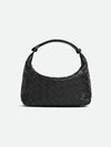 Intreciato Small Leather Tote Bag Black - BOTTEGA VENETA - BALAAN 2
