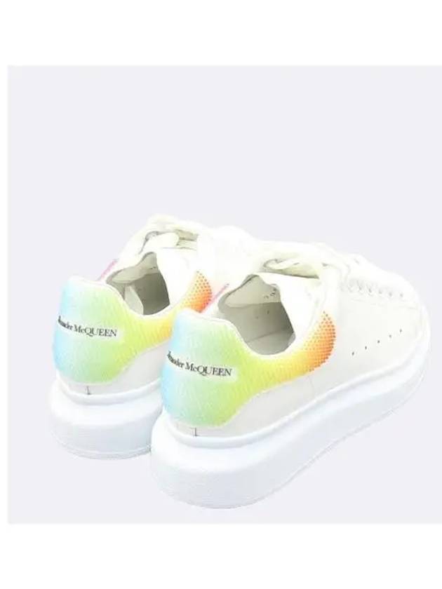 Unused 708070 White Color Rainbow Tab Oversole Women s Sneakers 35 225MM - ALEXANDER MCQUEEN - BALAAN 5