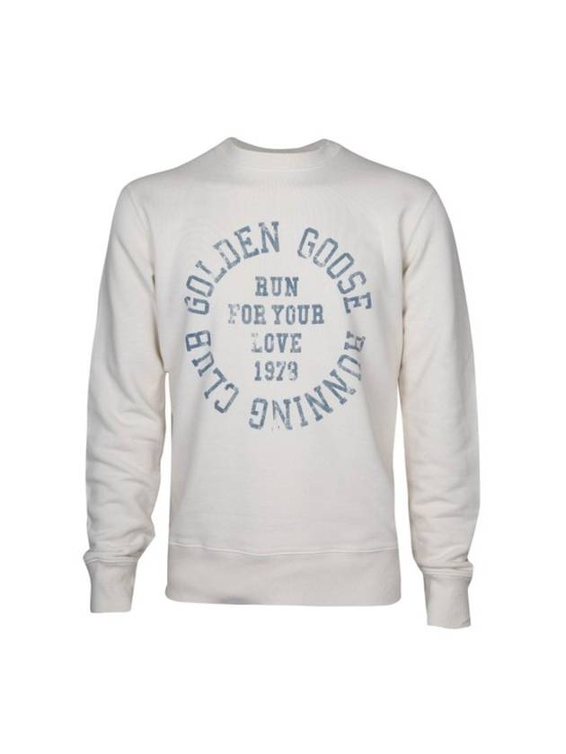 Cotton Journey Sweatshirt Ivory - GOLDEN GOOSE - BALAAN 1