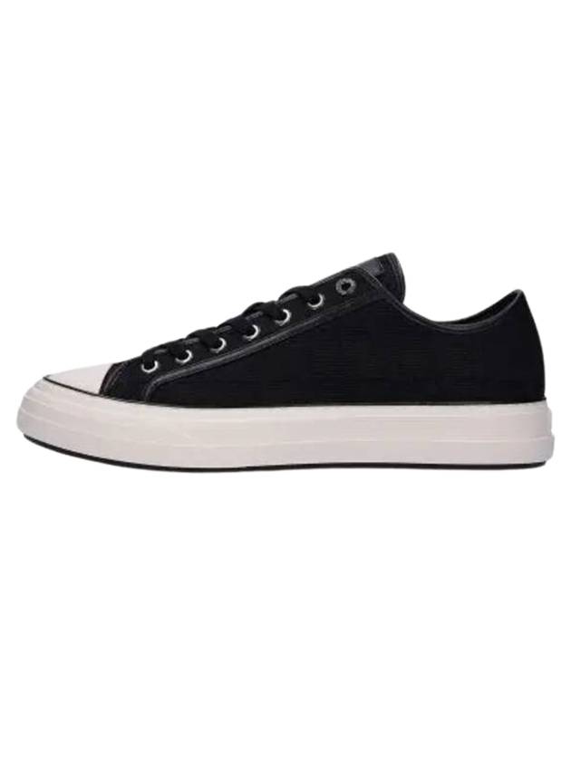 Toile Iconographe Low Top Sneakers Black - VALENTINO - BALAAN 1