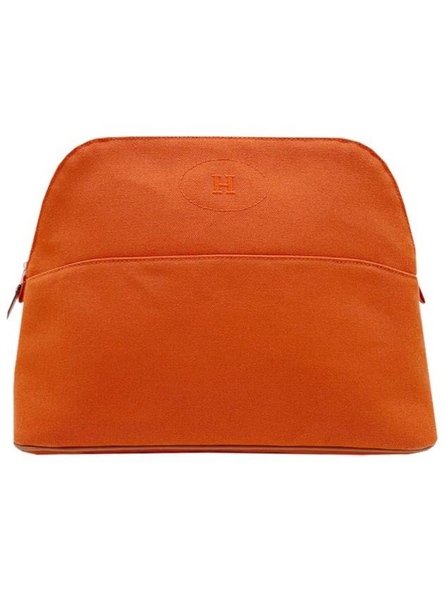 Women s Bolid Pouch 31 Orange Travel Case H103775M - HERMES - BALAAN 1