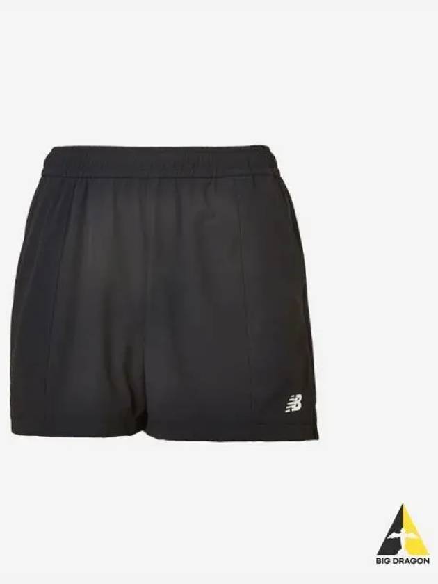 Women s 3 5 woven stretch short pants 19 Black - NEW BALANCE - BALAAN 1