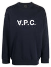 Eliot Logo Sweatshirt Navy - A.P.C. - BALAAN 2