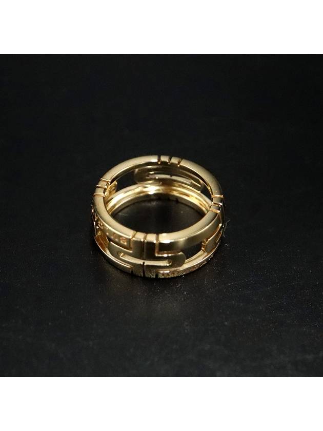 Bvlgari 18K yellow gold Parentesi Parentage Band Ring No 9 - BVLGARI - BALAAN 6