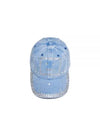 Crystal Face Logo Ball Cap Blue - ACNE STUDIOS - BALAAN 2