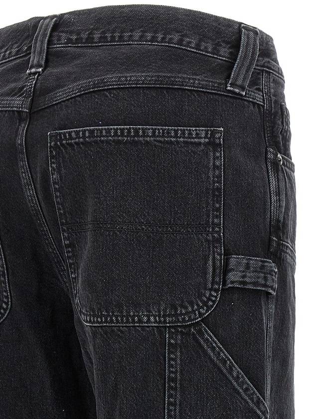 Denim Straight Pants A91651557SPIDER Black - AGOLDE - BALAAN 5