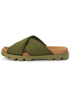 Brutus Cross Strap Sandals Green - CAMPER - BALAAN 4