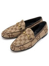 Women's Jordan Maxi GG Loafer Brown Beige - GUCCI - BALAAN 2