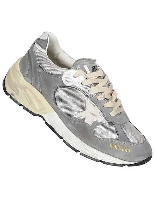 Dad Running Suede Sneakers Grey - GOLDEN GOOSE - BALAAN 2