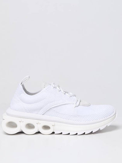 Running Nima Knit Low Top Sneakers White - SALVATORE FERRAGAMO - BALAAN 2