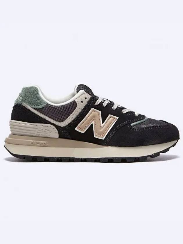 574 Legacy Low Top Sneakers Green Black - NEW BALANCE - BALAAN 2