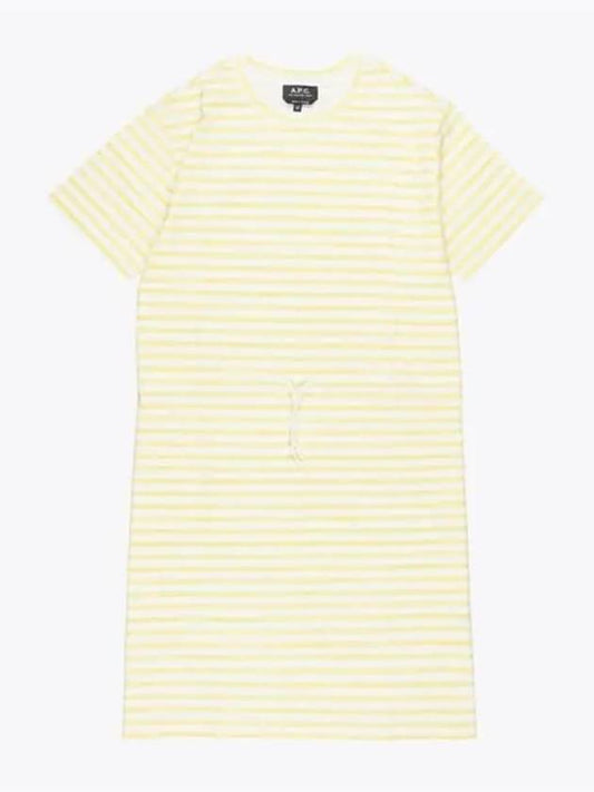 Rio Striped Short Dress Yellow - A.P.C. - BALAAN 2