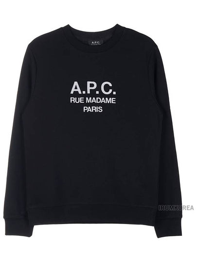 Rufus Embroidery Logo Sweatshirt Black - A.P.C. - BALAAN 2