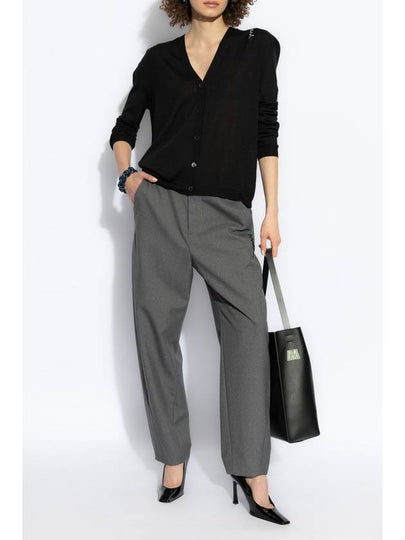 Marni Wool Trousers, Women's, Grey - MARNI - BALAAN 2