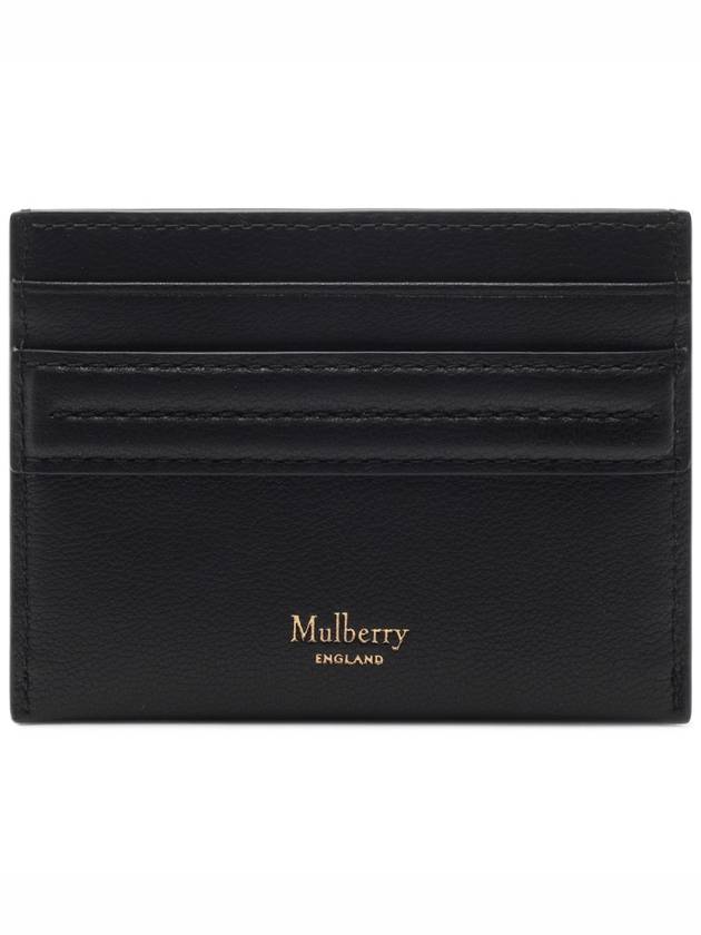 Micro Classic Grain Tree Slip Card Wallet Black - MULBERRY - BALAAN 5