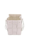 Intrecciato Cassette Small Bucket Bag White - BOTTEGA VENETA - BALAAN 2