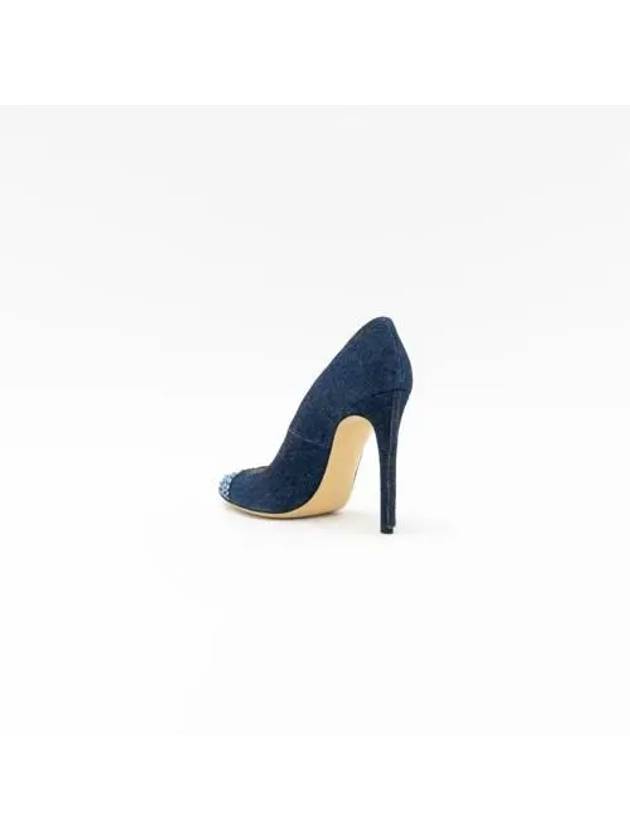 Women Denim High Heel Shoes SW022188 - PHILIPP PLEIN - BALAAN 3