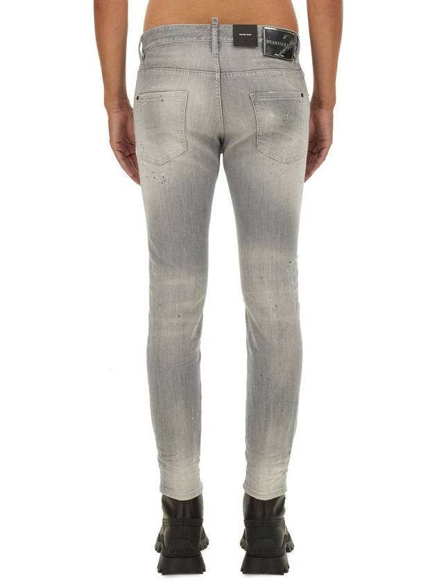 Skater Denim Jeans Grey - DSQUARED2 - BALAAN 4