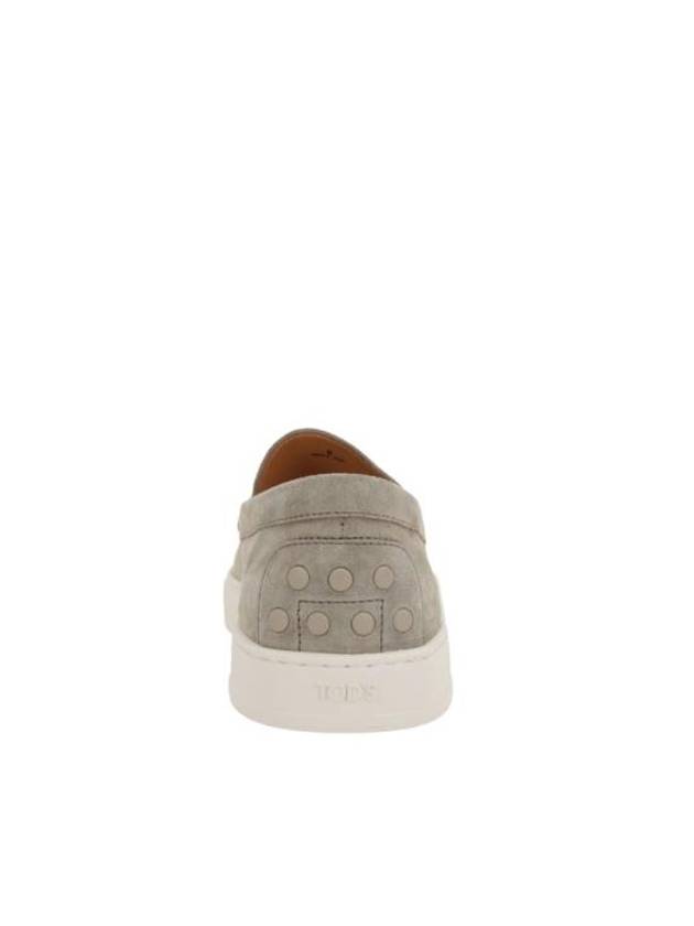 Suede Loafers Grey - TOD'S - BALAAN 4