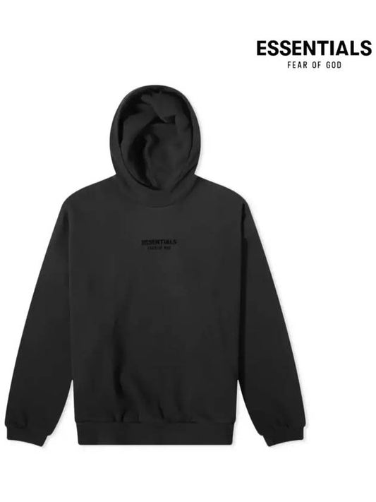 Men's Hooded Sweatshirt Hoodie Black - FEAR OF GOD ESSENTIALS - BALAAN 2