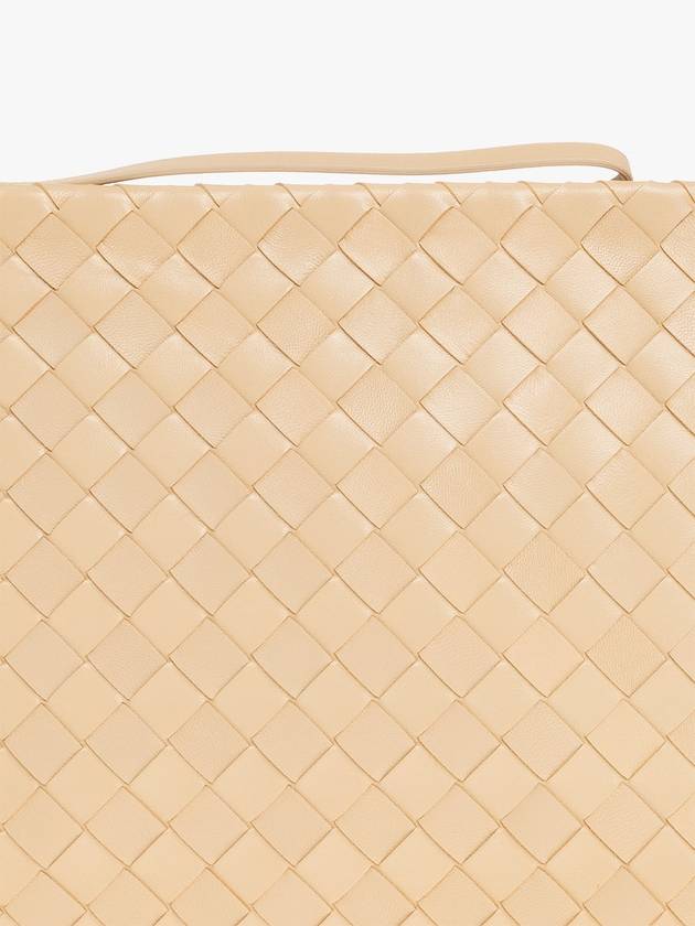 Bottega Veneta ‘Pouch Large’ Handbag, Women's, Beige - BOTTEGA VENETA - BALAAN 6