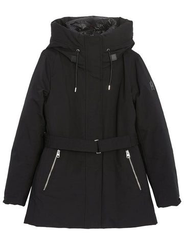 JENI NF BLACK Women s Hooded Padded Jumper Parka Semi Fit - MACKAGE - BALAAN 1