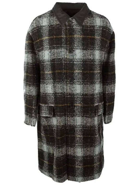 Men's Kinston Check Reversible Single Coat Grey - ISABEL MARANT - BALAAN 2