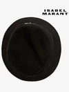 Isabel Marant Hailey Logo Bucket Hat Black CU001XFA A3C05A BKEC - ISABEL MARANT ETOILE - BALAAN 5