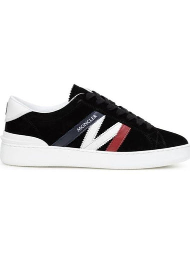 Monaco M Trainer Low Top Sneakers Black - MONCLER - BALAAN 1