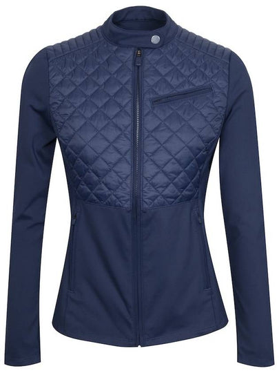 Women's Tech Interlock Slim Fit Hybrid Quilted Nylon Jacket Navy - G/FORE - BALAAN 2