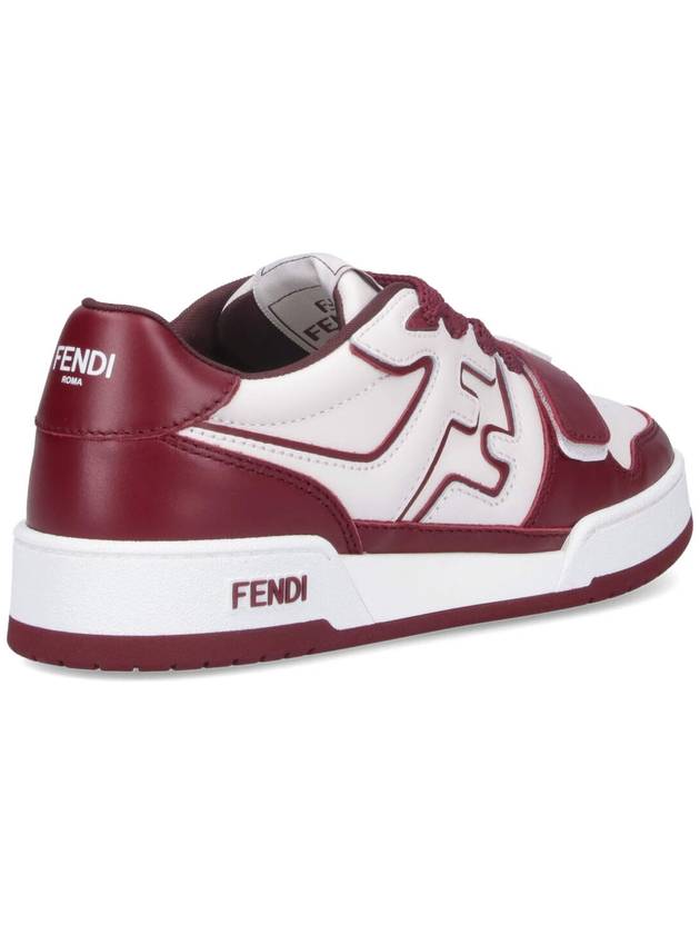 Fendi Sneakers Red - FENDI - BALAAN 4