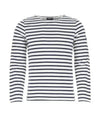 Minquiers Modern Stripe Long Sleeve T-Shirt Neige Noir - SAINT JAMES - BALAAN 2