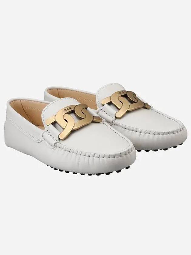 Women's Kate  Gommino Driving Shoes Off White - TOD'S - BALAAN 2