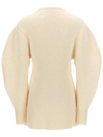 Jil Sander Ribbed Cardigan - JIL SANDER - BALAAN 2