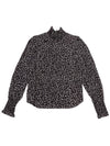 Etoile Yoshi pattern blouse black HT1497 21A022E BKEC - ISABEL MARANT - BALAAN 2